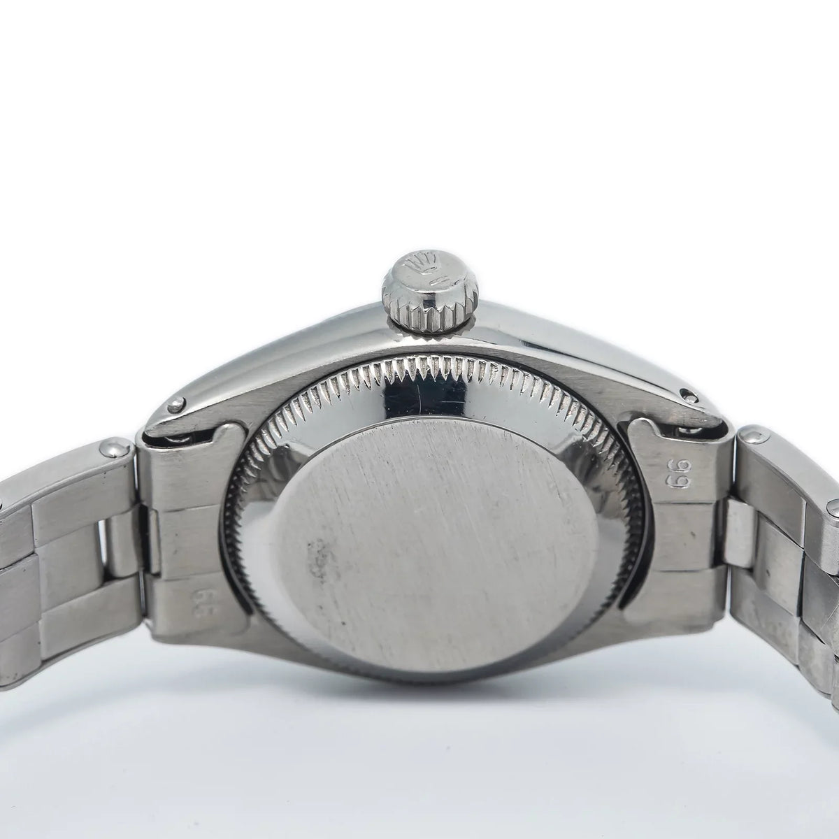 RARE Perpetual Silver 6505 Oyster 24MM Ladies vintage Rivet Dial Stainless