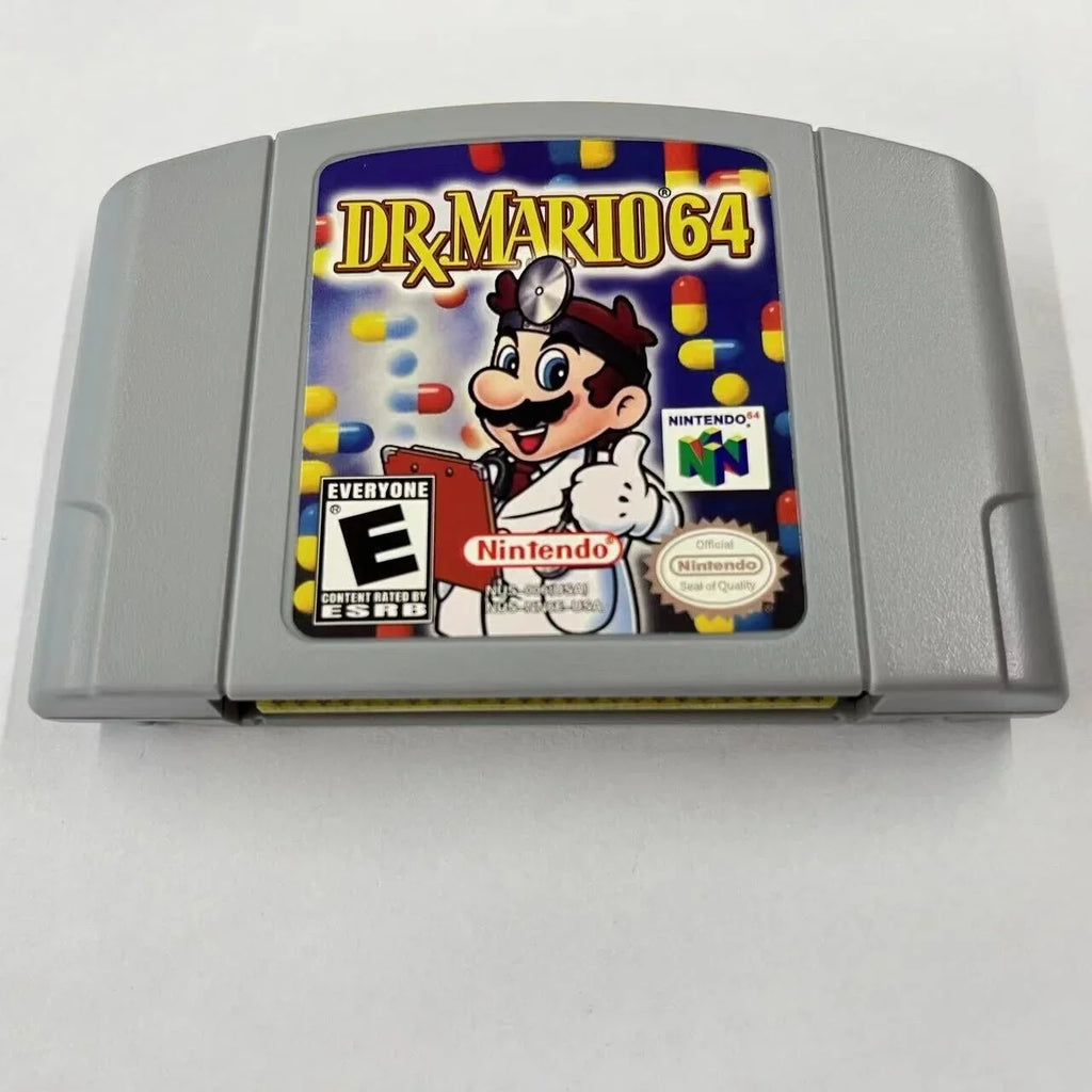 Mario N64 Game Cassette 64 for Dr. U.S.A. - Video version Card Console Nintendo
