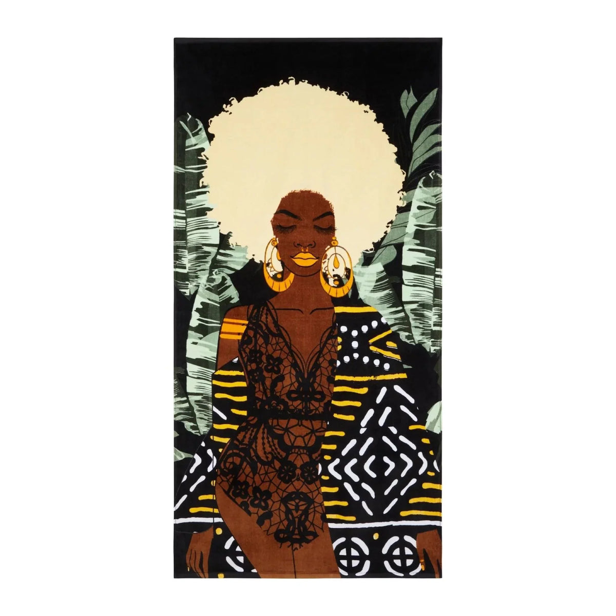 Large for Plush Cotton 30" Ziggy 1 60", Beach x Women, Fro Towel My Piece Pardon