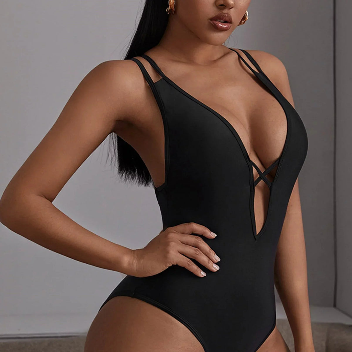 Suit Women Swimming One Piece Swimsuit Beachwear Padded Suit Bathing Bikini Women's Swimwear Monokini Gallus