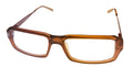 Mens Ophthalmic Frame Digital Rectangle Soft Plastic Eyeglass Brown Converse