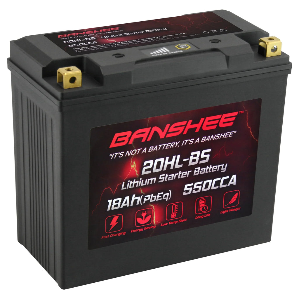 2004 WaveVenture Yamaha Banshee Motorsports Battery to Compatible YTX20L-BS LiFePO4 XL700A 2002 with XL700
