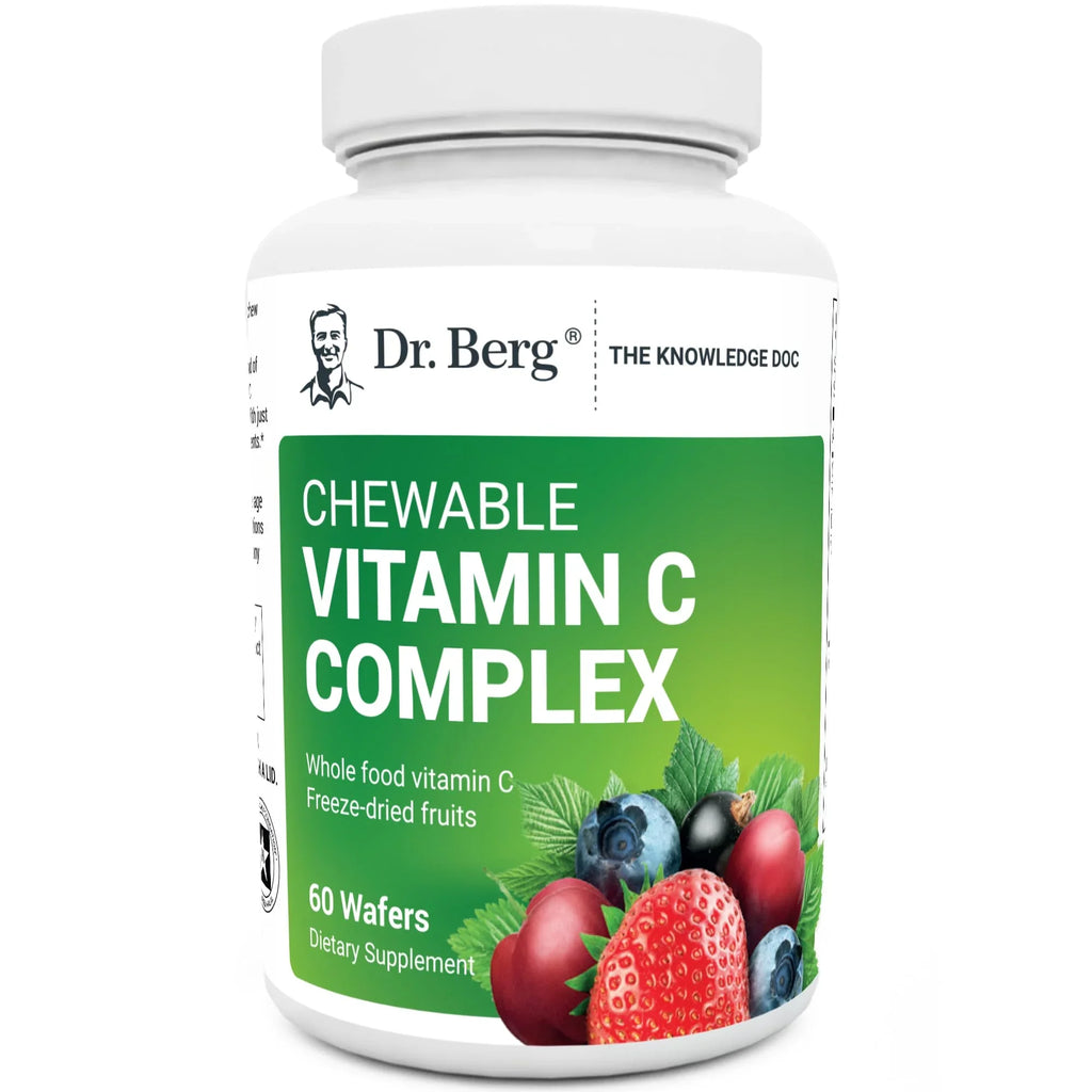 Chewable - from Vitamin Vitamin Tablets Complex C 60 C Berries, Berg Wafers Dr. Chewable Real