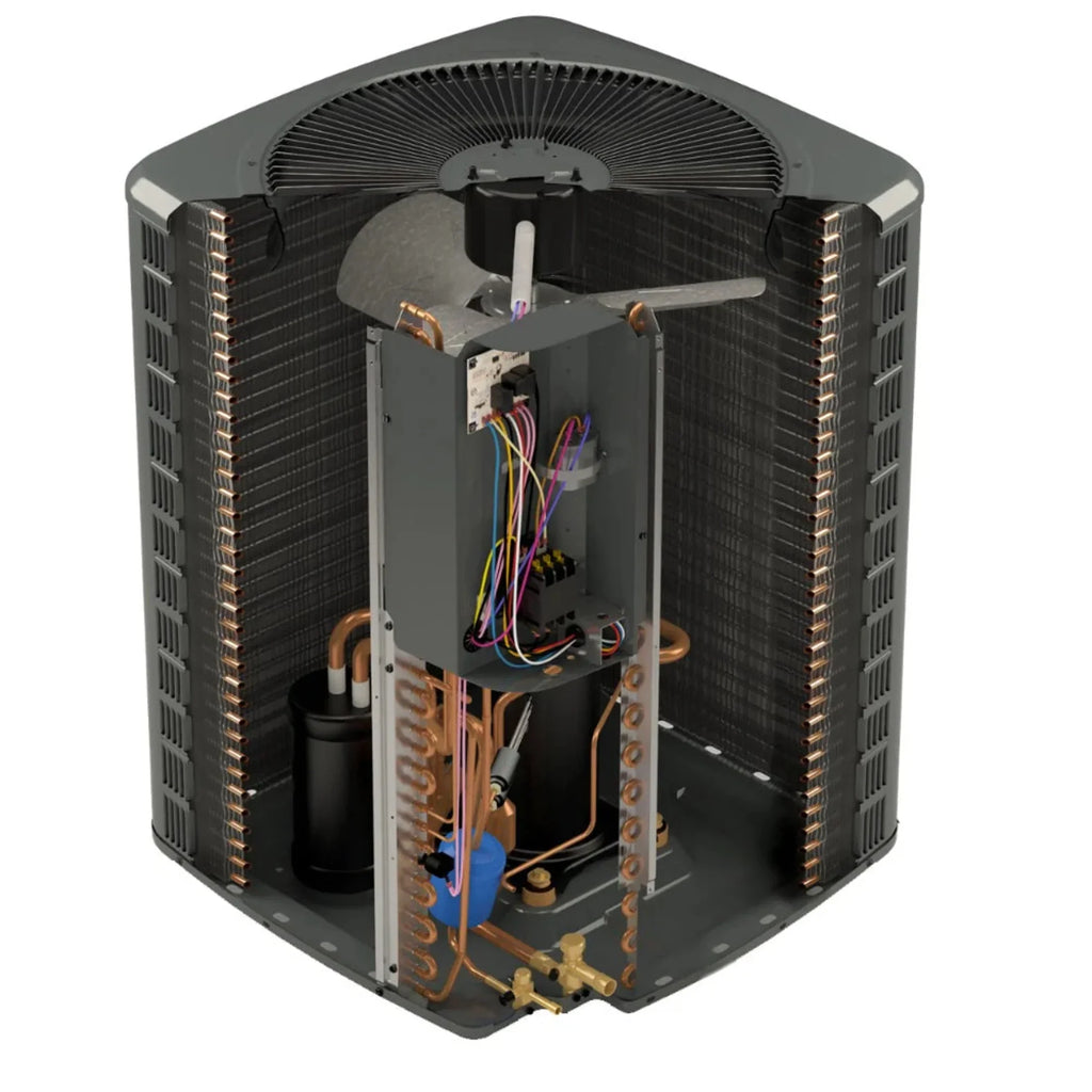 CAPTA3026B4 Coil 14.5 96% GSZH502410 and Furnace GM9C960603BN 60,000 2 Gas Ton SEER2 BTU Goodman System Heat AFUE Pump Upflow with