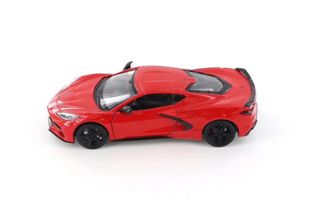 Chevy Car Corvette - C8 79360/16D Red Model Toy 1/24 2020 Stingray, Showcasts Diecast scale -