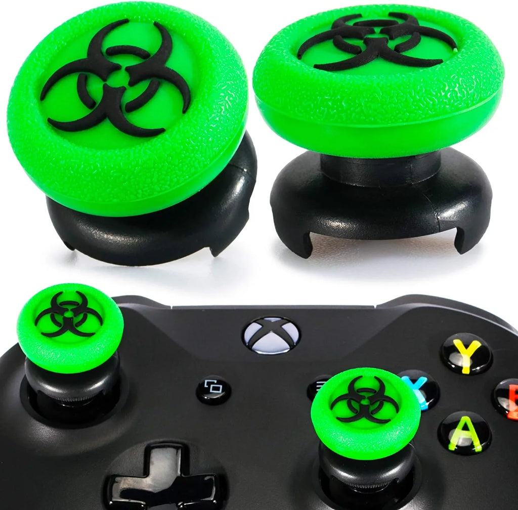 Rubber AXTION X/S Sets Xbox Thumbstick New Bundle for Green) Extender & & Like One Cover Texture FPS BOLT Silicone Series 3D 2 Controller(BioH Grip Xbox
