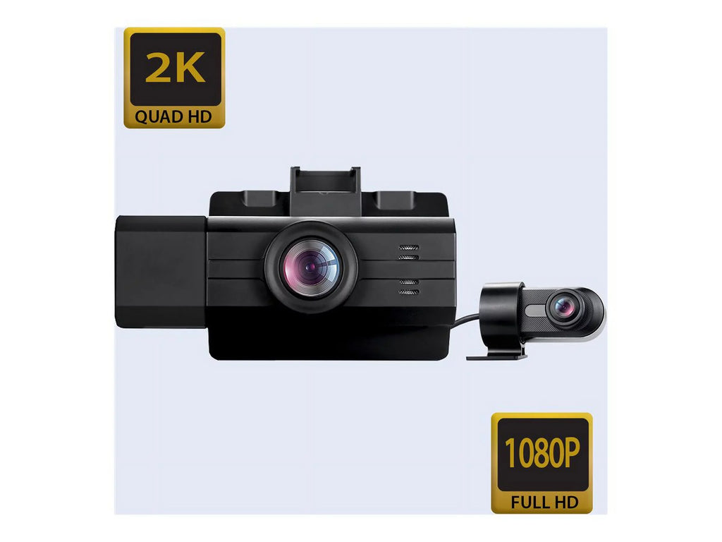3-Channel Angle View Cabin Pro Scout - Edition View, Adesso G-Sensor Front Surveillance myGEKOgear View, Wide GOSP32G Dash - Rear Cam 2K with by