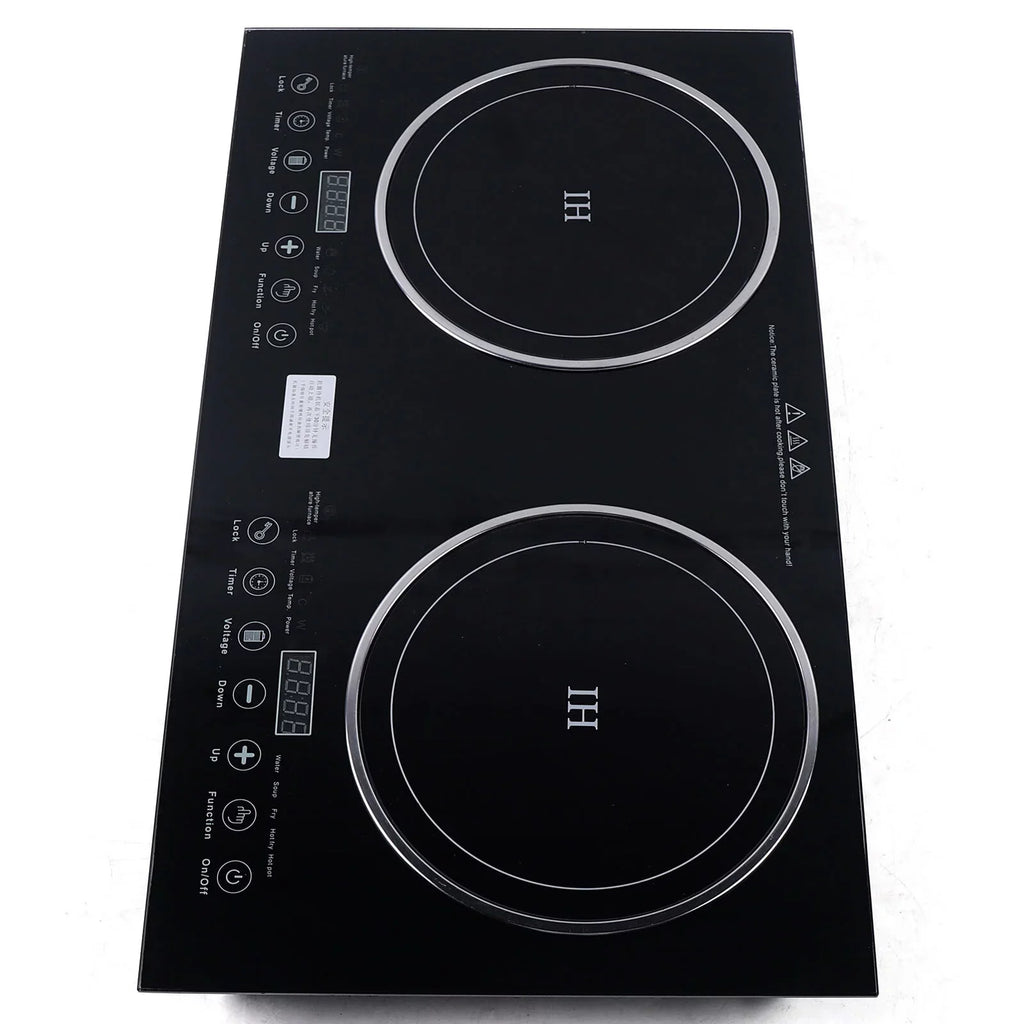 Touch Dual Cooker+1400W Portable Cooker Stove Countertop 1200W ANQIDI Cooktop Digital Sensor Burner Ceramic