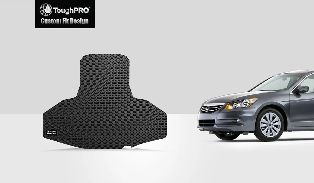 '- Duty in Black - Accord - (Made Heavy with climate 2012 Rubber HONDA Trunk All USA) - Mat Compatible ToughPRO