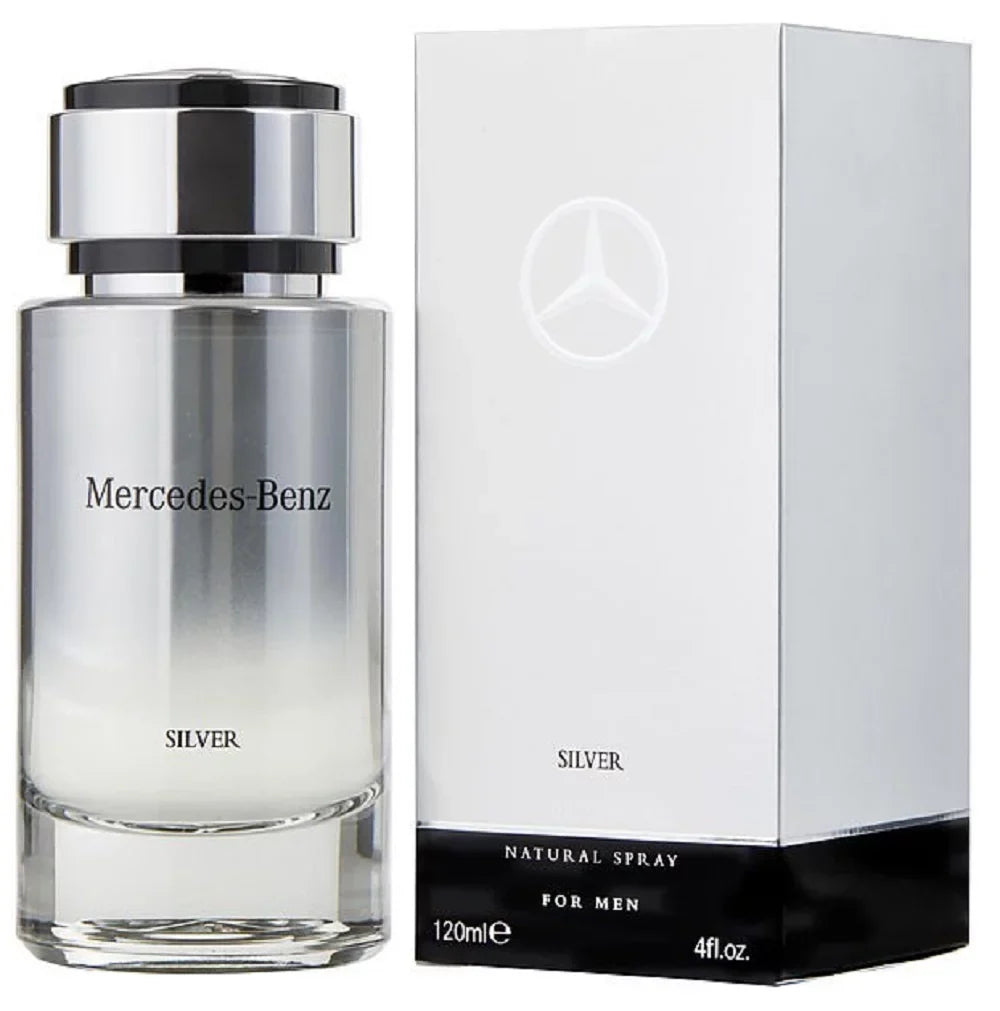 4.0 120 Eau SILVER oz MERCEDES Men / * ml Mercedes-Benz De BENZ Cologne Toilette
