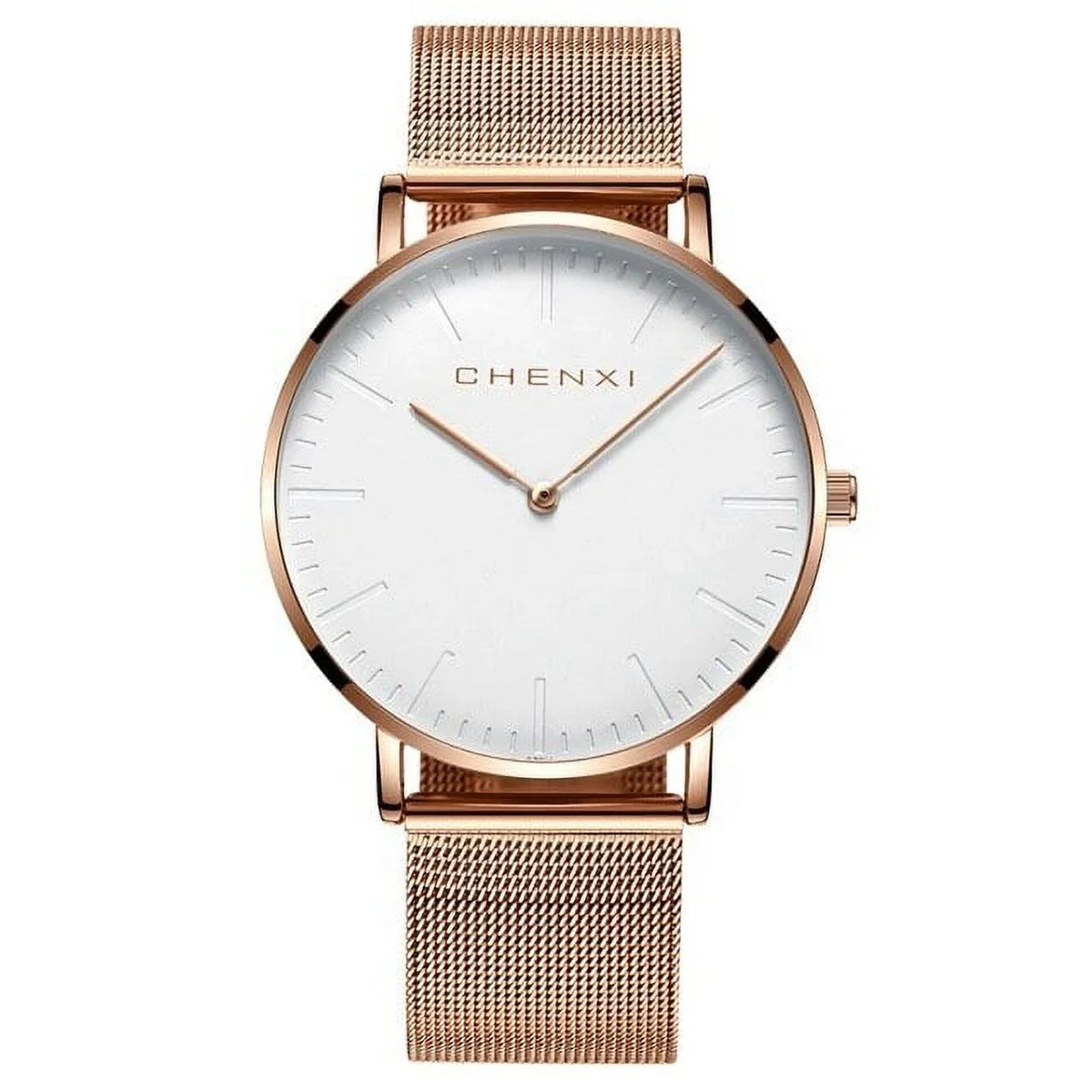 Watch Men Elegant Brand thin Luxury Waterproof Fashion Watch Lover Top Ultra Watches Quartz outfit Rose CHENXI gold Woman Ladies