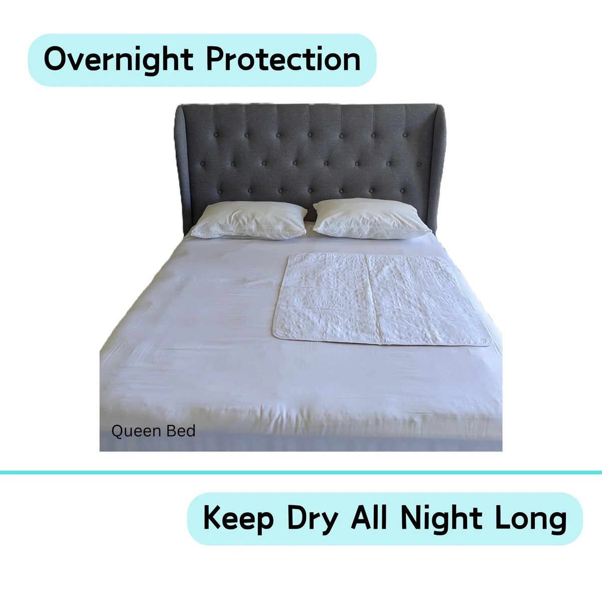 Protection Incontinence Washable Absorbent x Urinary 34 - Bed Underpad Pack Pad 36 4