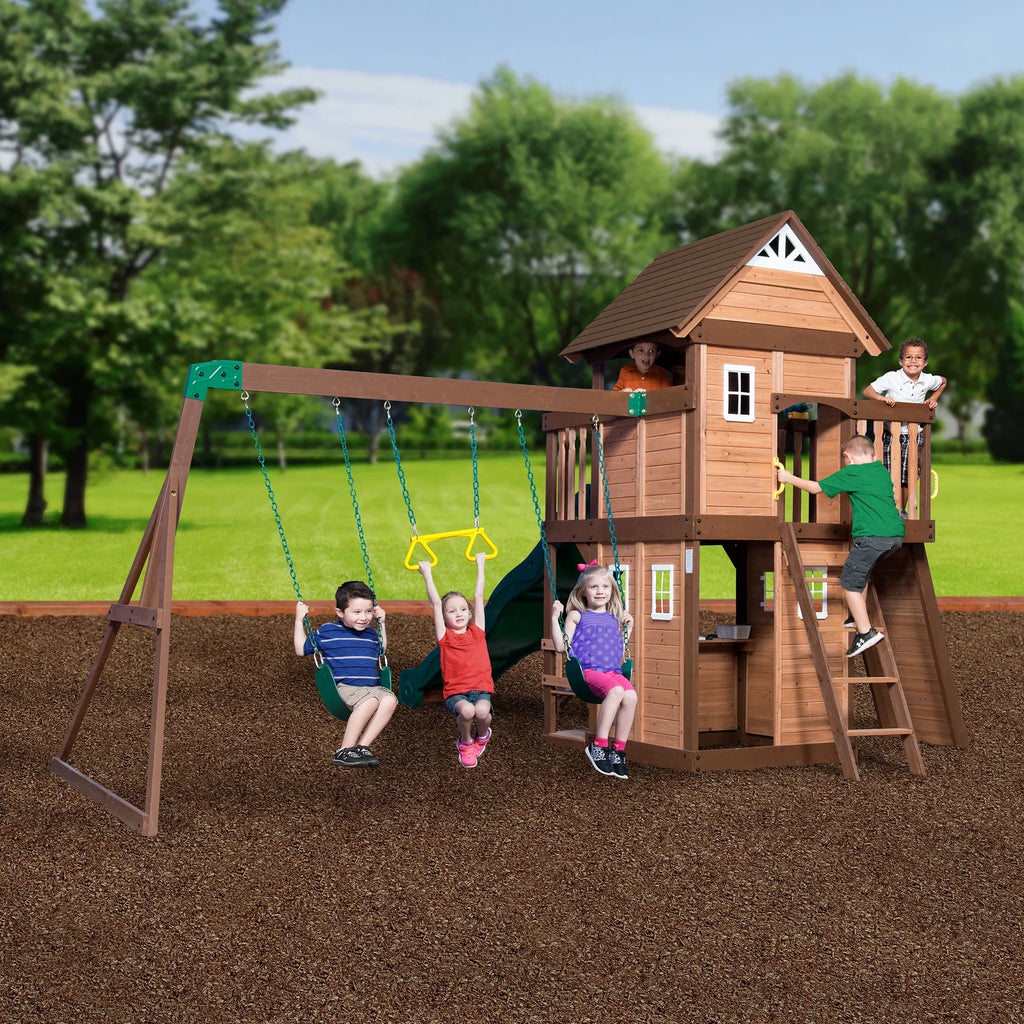 Swing Set Discovery Backyard Mount Triumph