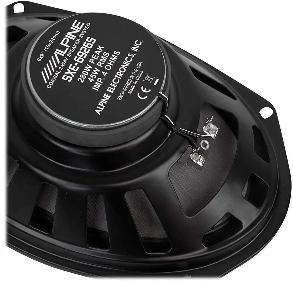280 SXE-6926S 2-Way Speakers Audio 6x9 Alpine (Pair) Coaxial Car Watt