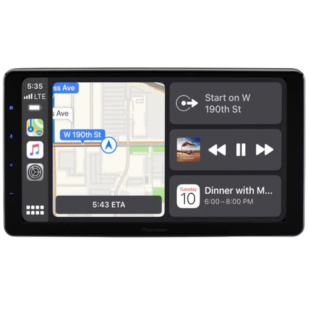 with Camera 10.1" Plate Pioneer Receiver Digital New Multimedia DMH-WT86NEX License