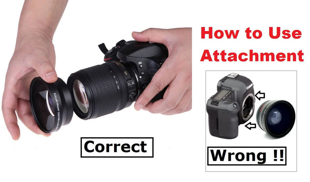Nikon Panoramic for Fisheye Super Compatible) Lens (52/55mm Wide D3500 Angle