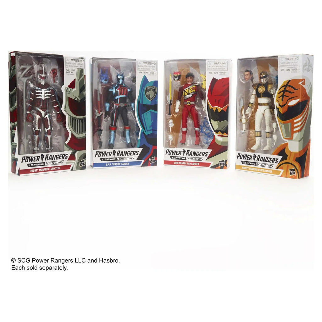 6-inch Lightning Power Mighty Ranger Morphin White Figure Collection Rangers