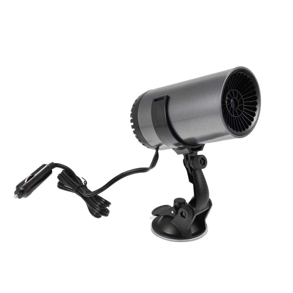 Holder 150W Unique Gray Suction Car Portable Defroster Bargains 12V with Heater Air Purifying Defogger