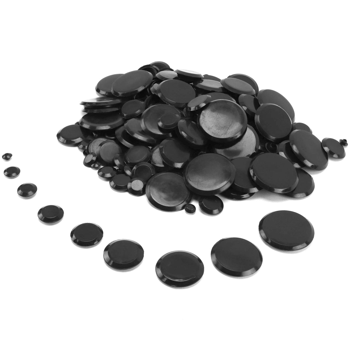 Sizes Inch 1-3/4 Flush Plug Piece Hole 250 Auto Auto 3/8, Red 1/4, for Assortment Holes and 1-1/4, and Assorted 1/2, Black Hound for Body 1-1/2, 2 Mount 3/4, Sheet 1, Metal