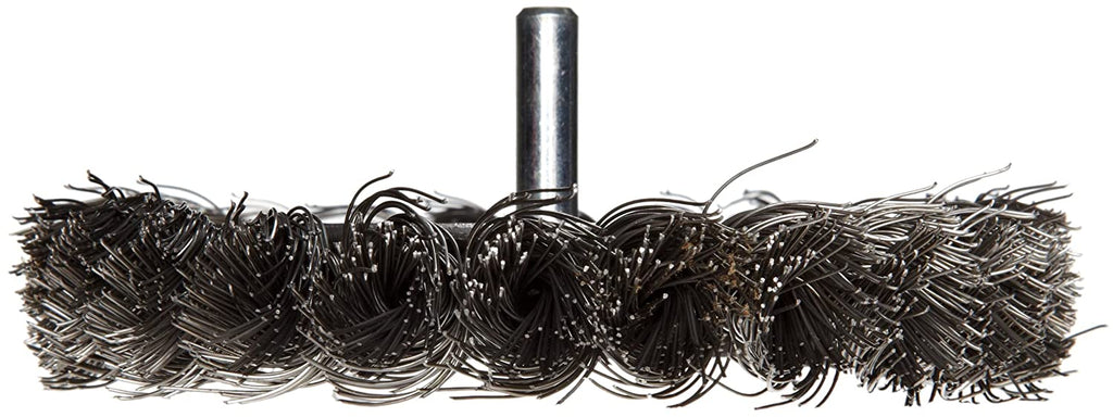 Stem, Knot Made Wheel, Wire 4" .014" Fill, the Stem-Mounted USA 17687 1/4" Steel Weiler in