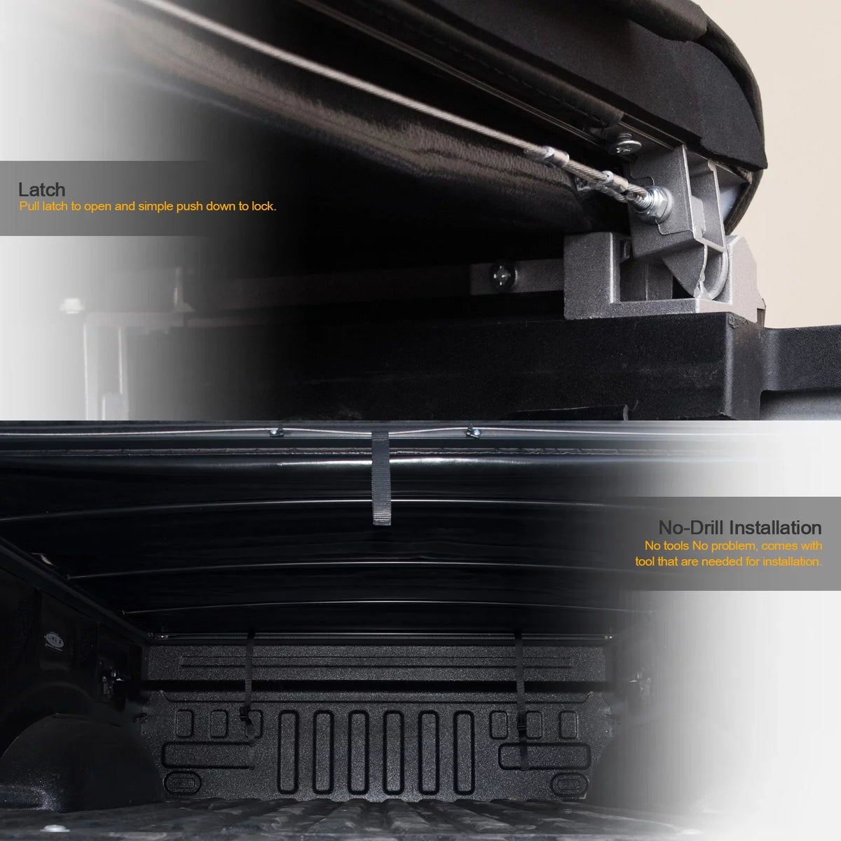 For And 2019-2022 Up 1500 ( Black - Tonneau Short Ram design Feet Roll 68.4" 5.7 New Stehlen Bed 733469493334 Body ) Lock Cover