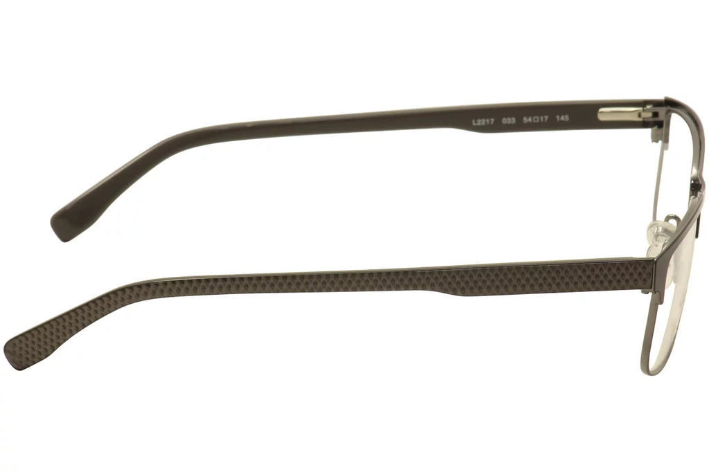 L/2217 Eyeglasses Men's L2217 54mm Optical Full Frame 033 Gunmetal Lacoste Rim