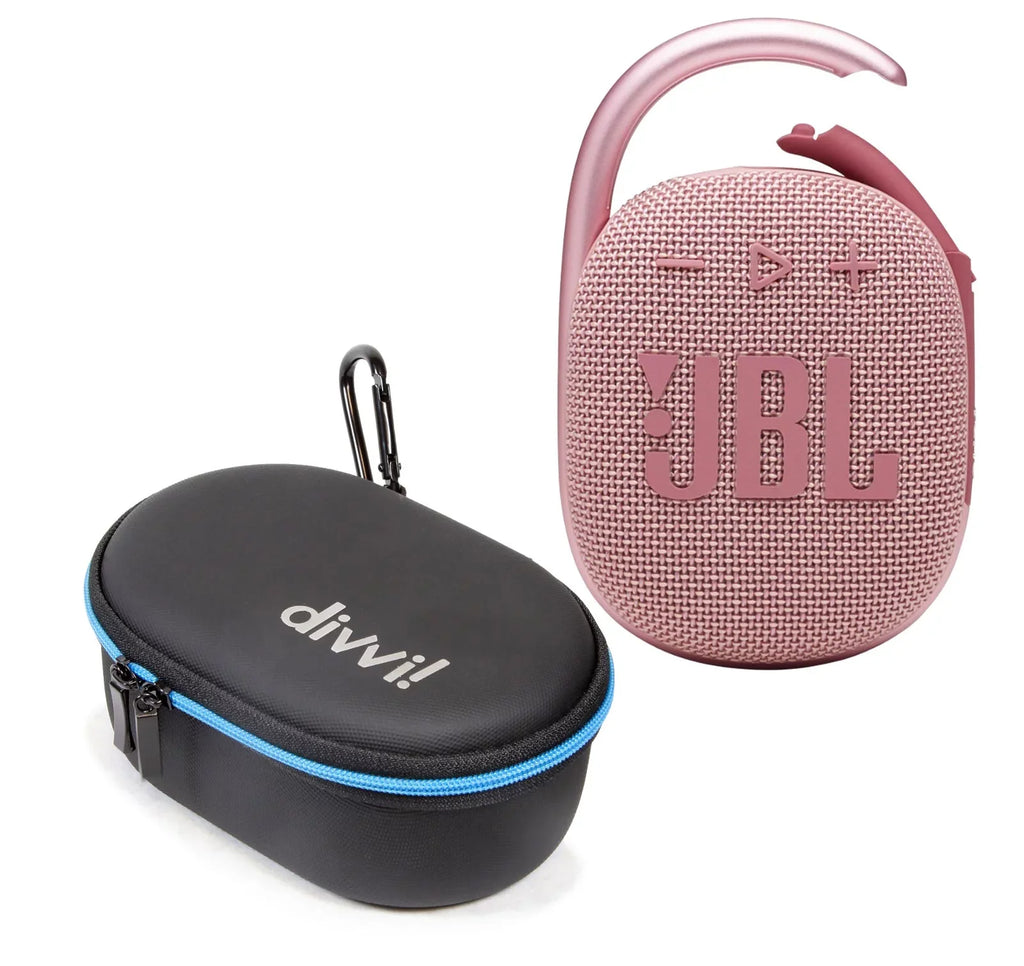 divvi Pink Clip JBL 4 Kit Speaker Bluetooth Case and