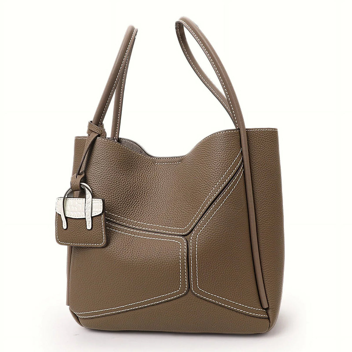 Fashion Aidrani women's commuter new Ladies bag 2024 retro Tote bag leather