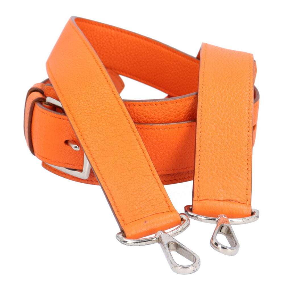 Hermes BRB10010000013133 Bag (Good) Pre-Owned HERMES Women's Shoulder Orange Clemence 34 Taurillon Gypsière