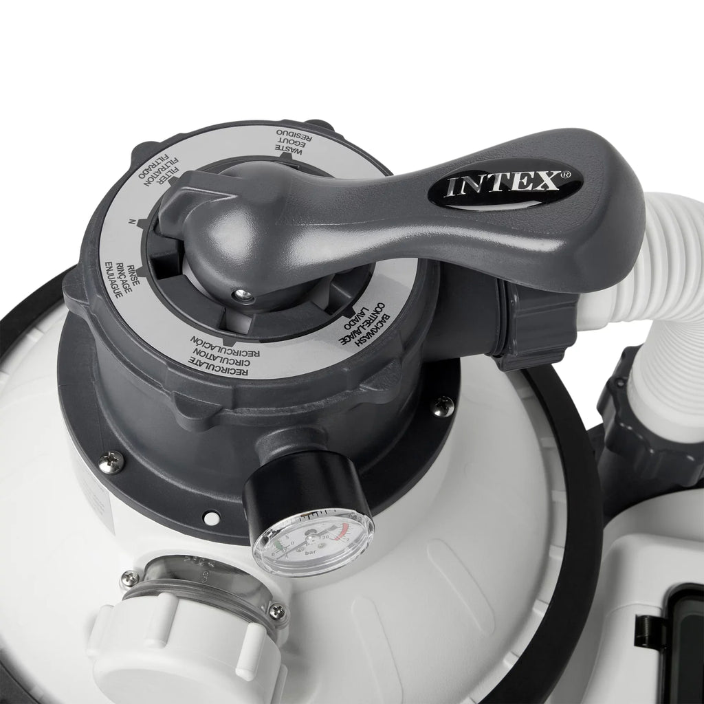 GFCI, 110-120 Rate Clear Motor Pool GPH Krystal Flow 1200 Gph System with Intex10 inch Pump, Sand 1500 V Filter