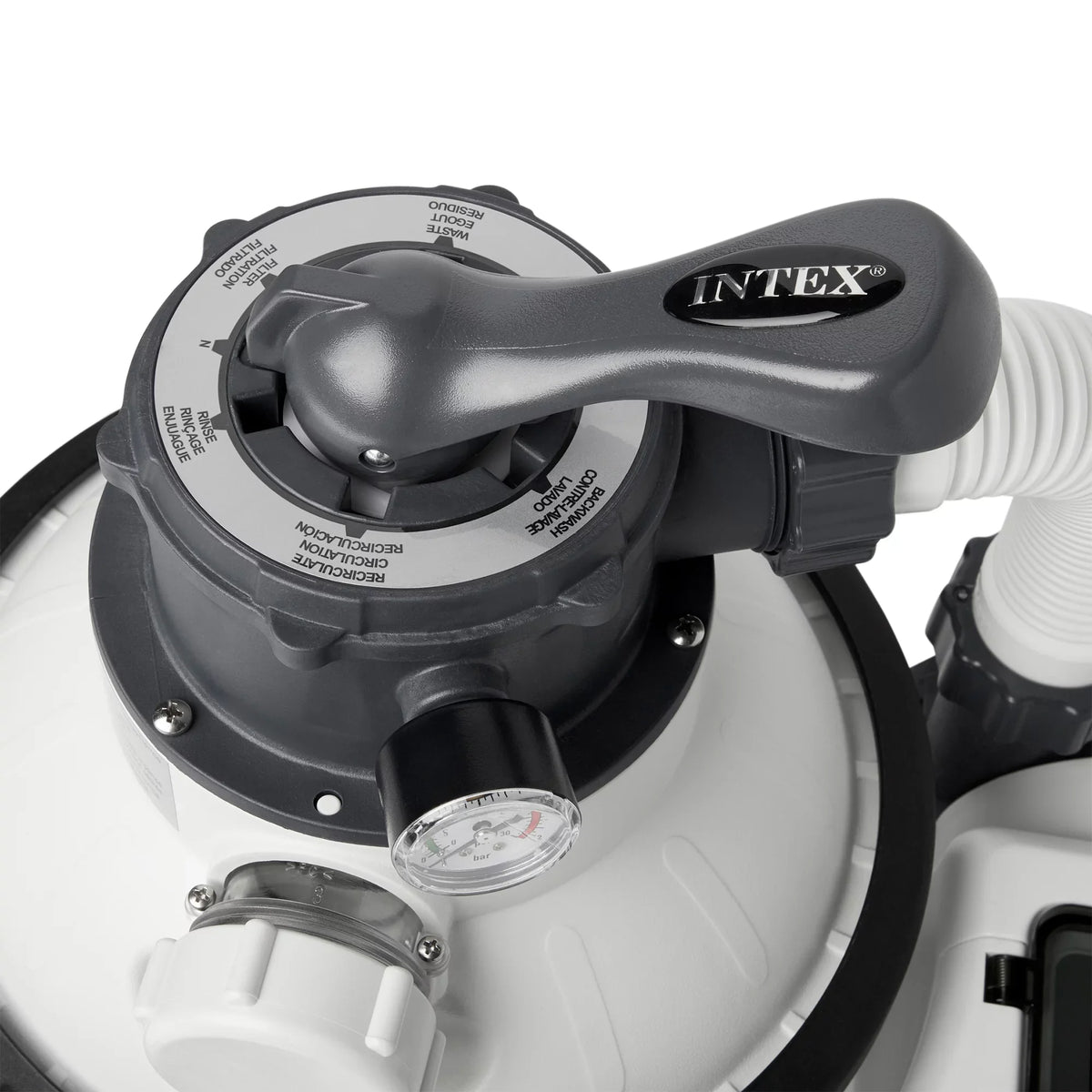 GFCI, 110-120 Rate Clear Motor Pool GPH Krystal Flow 1200 Gph System with Intex10 inch Pump, Sand 1500 V Filter