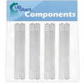 Steel Tent BBQ 4-Pack Shield 1/8" 720-0336B Parts Bar, Replacement for Grill - Cover Heat Stainless Vaporizer Guard, Nex Tamer, Burner Deflector, Flavorizer Plate Flame Barbeque Bar, 16 Compatible