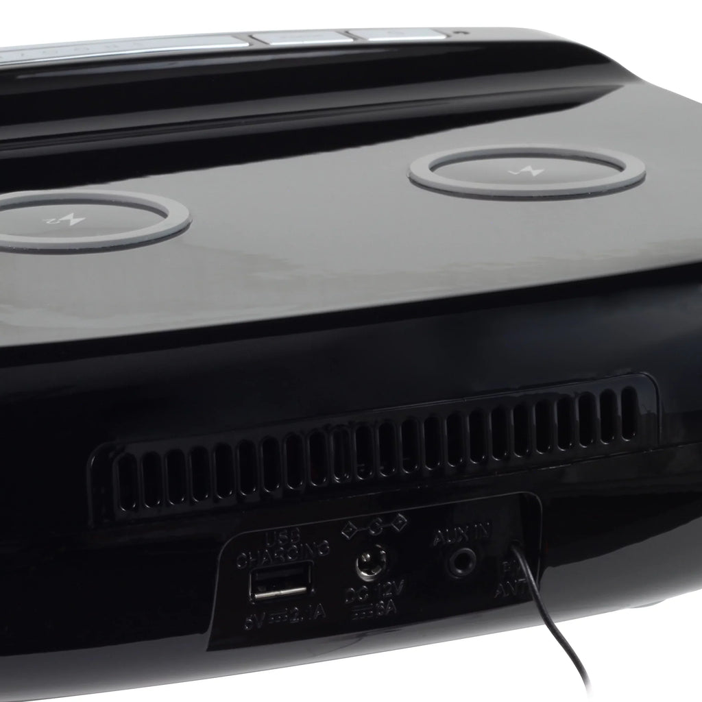 System Music FM Wireless Charging Workstaton Qi Station Radio, and Studebaker with HiFi CD,