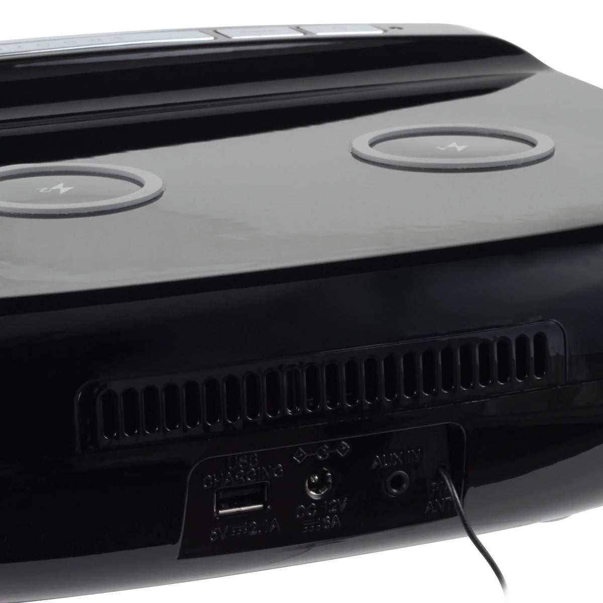 System Music FM Wireless Charging Workstaton Qi Station Radio, and Studebaker with HiFi CD,