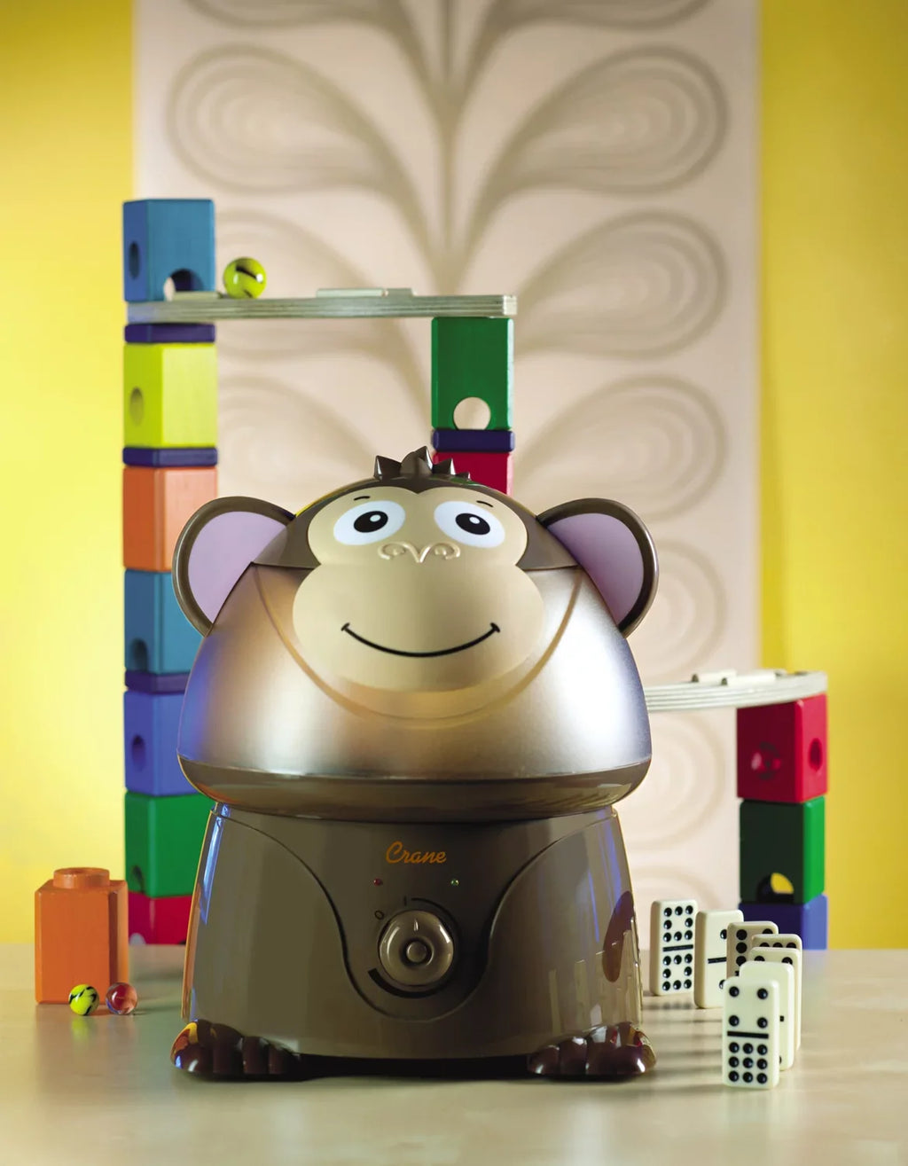Gallon, 24 Ultrasonic Crane Coverage, Cool Hour Humidifier - Run Monkey 500 for Mist Sq Ft Kids, Adorable Time 1