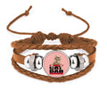 Tap Sport Wristband Ornament Cat Fashion Jewelry Deco Art Leather Bracelet Shows