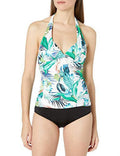 0 Top, Swimsuit Tankini Blanca V-Neck Women's Halter Multi//in La The Monument,