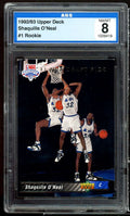 Rookie O'neal AGS Upper 8 Card 1992-93 NM/MT #1 Shaquille Deck