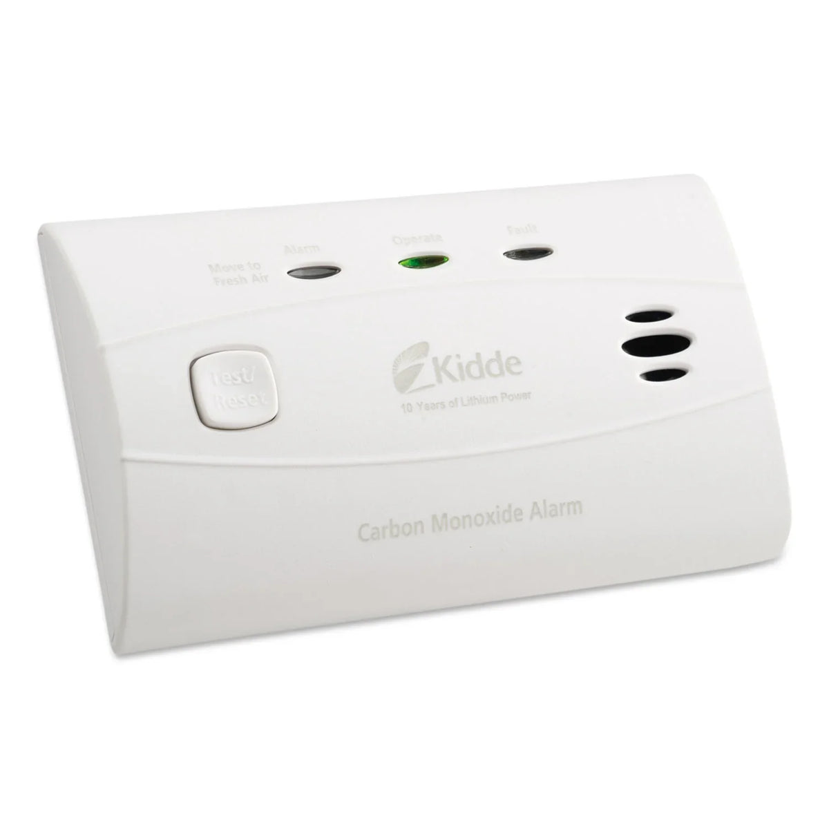 Monoxide 2.75"H Lithium Battery Kidde 1.5"D 4.5"W Alarm, Sealed Battery, Carbon x x