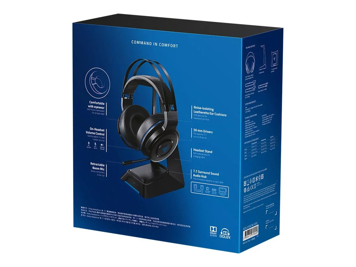 '- GHz - noise - dimension Headset - wireless channel Thresher 2.4 - - Ultimate Razer isolating full 7.1