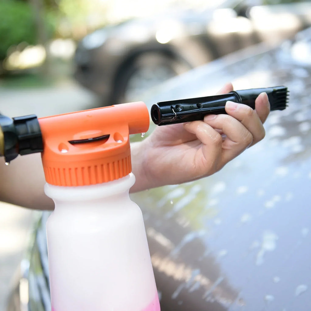 Carcarez Wash Foam Microfiber Mitt Chenille Scratch-Free Car Wash Gun with Premium