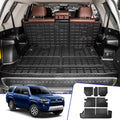 Trunk 7 Fit Accessories Liner 4 2nd&3rd Runner Row) Cargo 4Runner Seats 2010-2023 Mat Toyota (Fit
