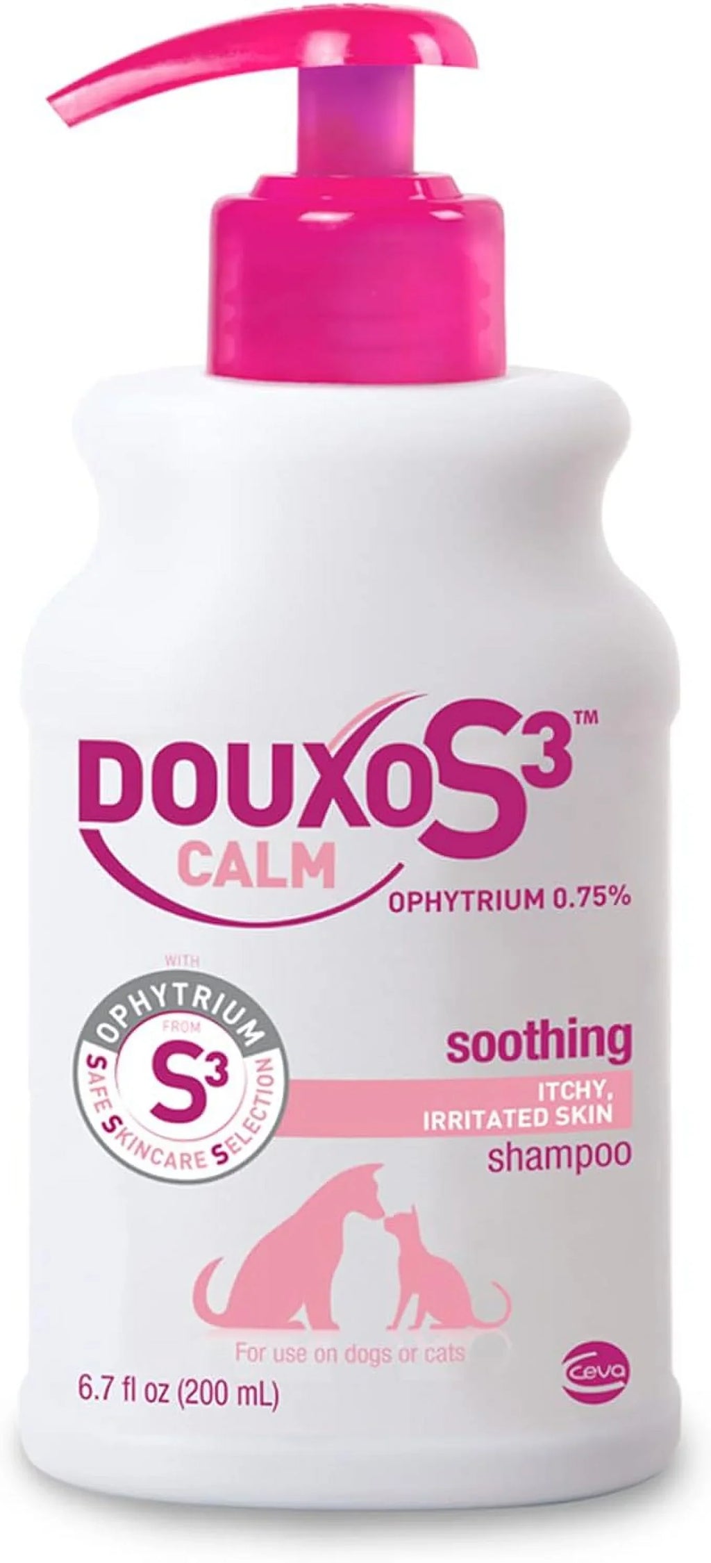 Dogs Calm Shampoo and Itchy Skin For S3 6.7 Douxo - (200 oz Cats mL) Allergic, with