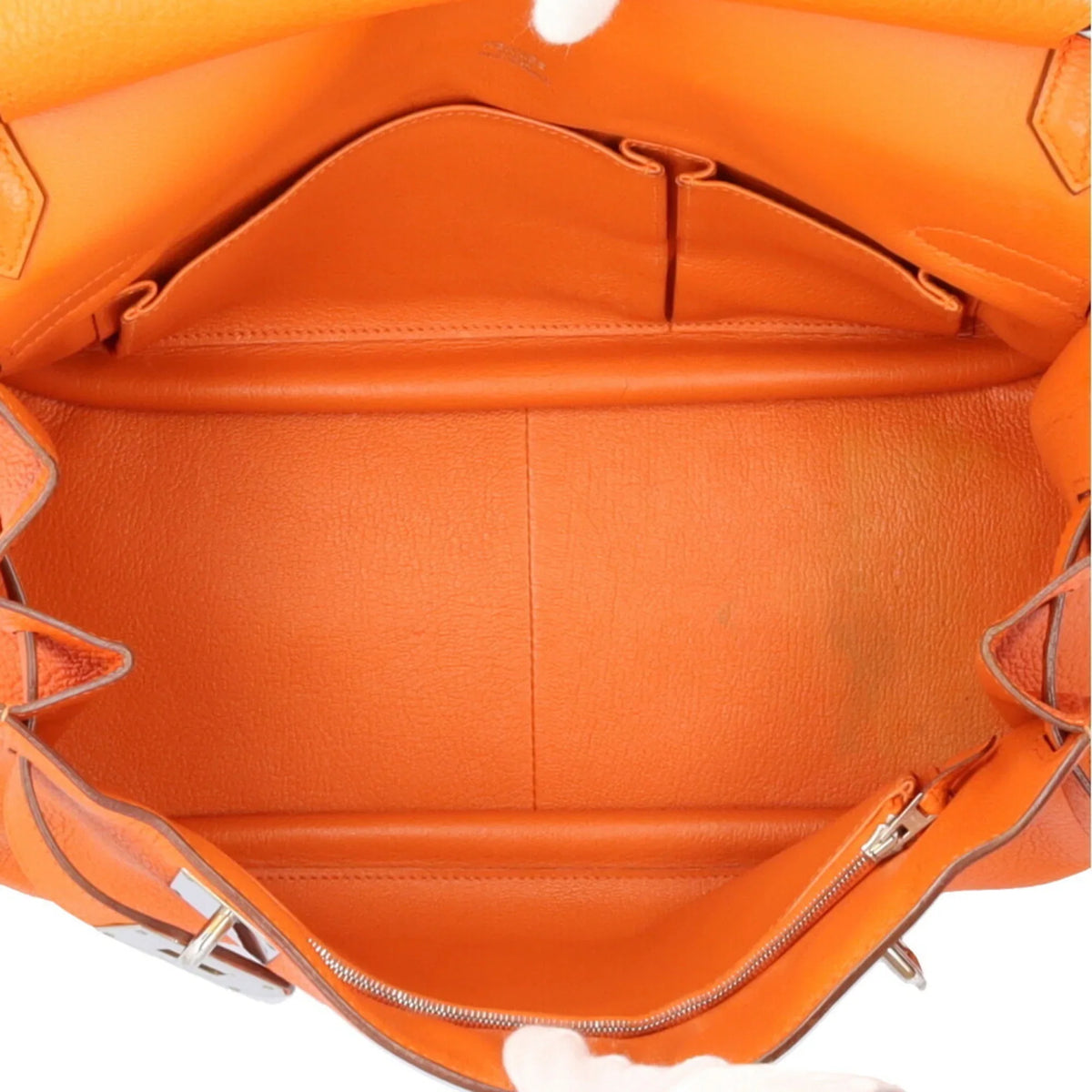 Hermes BRB10010000013133 Bag (Good) Pre-Owned HERMES Women's Shoulder Orange Clemence 34 Taurillon Gypsière