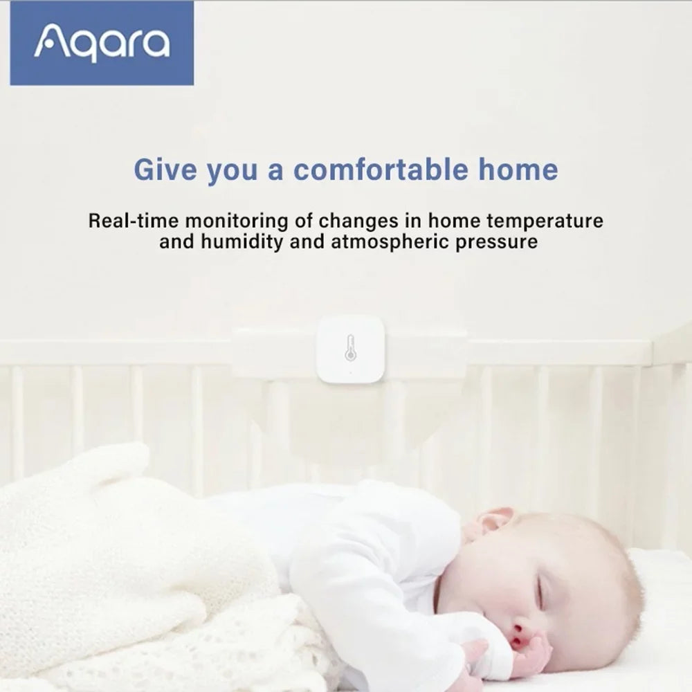 Compatible Sensor Remote AQARA for with Aqara HUB Temperature Monitoring and Home HomeKit Automation REQUIRES Sensor Humidity Smart