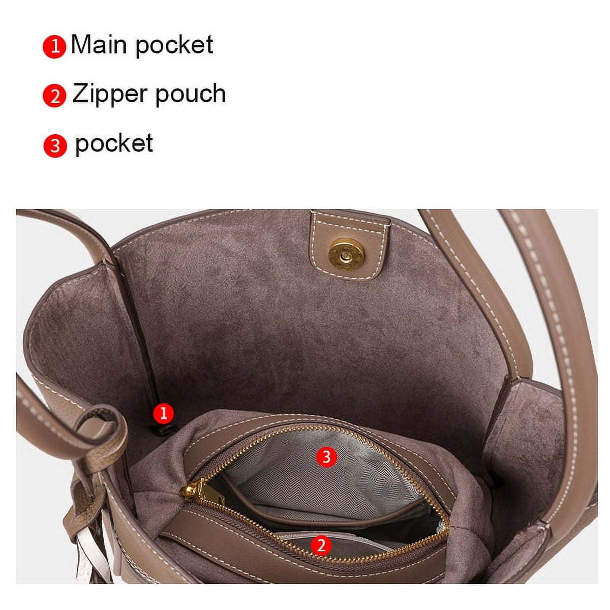 Fashion Aidrani women's commuter new Ladies bag 2024 retro Tote bag leather