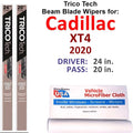 Cadillac (Set 2) Wipers of XT4 Beam 2020 Blade