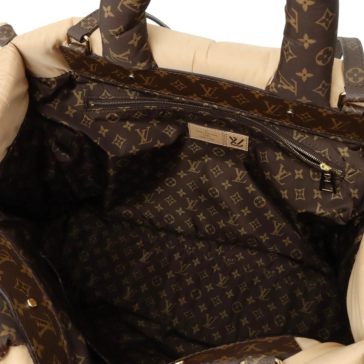 LV the Pillow M59007 Tote Beige (Like New) On Large Bag Handbag Pre-Owned GM Shoulder Go