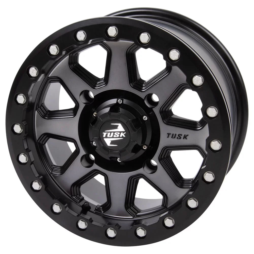 6.0 1.0 For Uinta Pro 15x7 Wheel Gunmetal/Black 2020-2022 4/137 Can-Am HD10 Beadlock XT Defender Tusk +