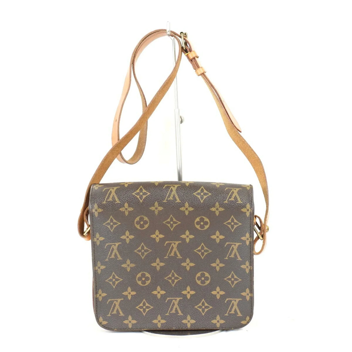 Shoulder Women's Pre-Owned Cartesier MM Canvas (Fair) Monogram Bag M51253